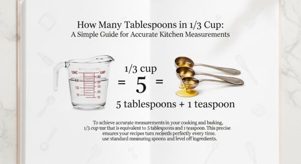 How Many Tablespoons in 1/3 Cup: A Simple Guide for Accurate Kitchen Measurements