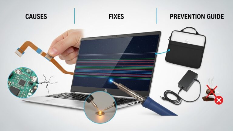Horizontal Lines on HP Laptop Screen: Causes, Fixes, and Prevention Guide