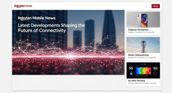 Rakuten Mobile News: Latest Developments Shaping the Future of Connectivity