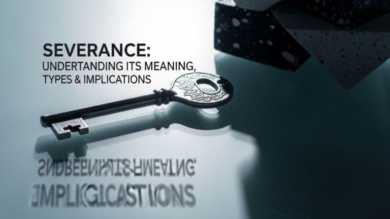 Severance: Understanding Its Meaning, Types, and Implications