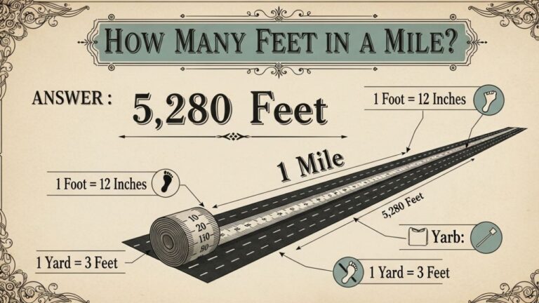 How Many Feet in a Mile: Understanding Miles, Feet, and Measurement Conversions
