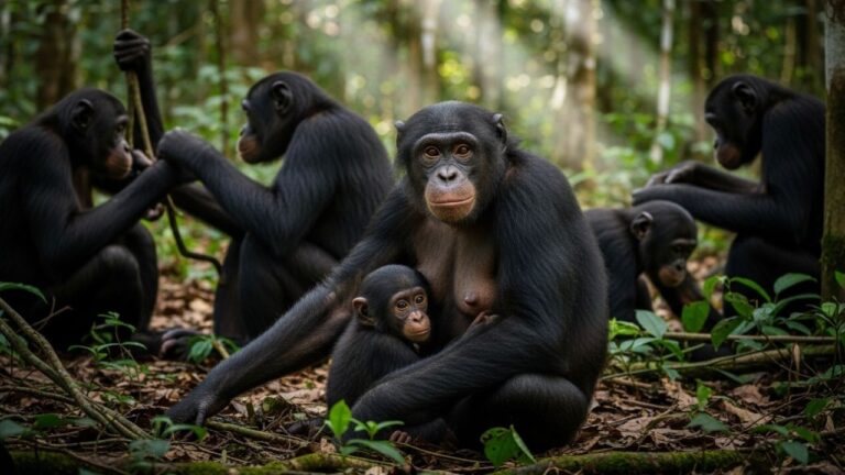 Bonobos: The Peaceful Apes of the Congo