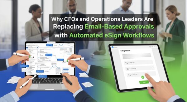 Why CFOs and Operations Leaders Are Replacing Email-Based Approvals with Automated eSign Workflows