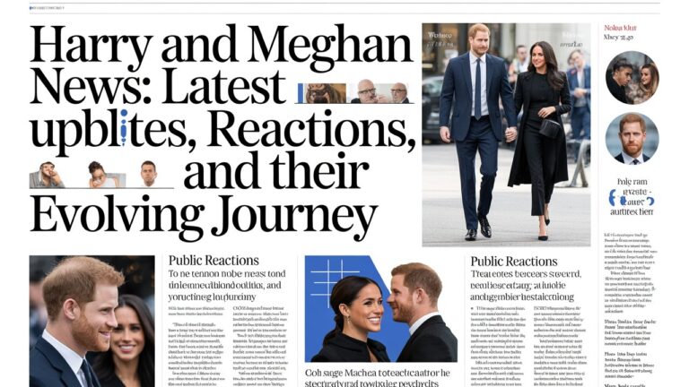 Harry and Meghan News: Latest Updates, Public Reactions, and Their Evolving Journey