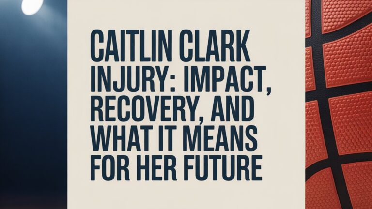 Caitlin Clark Injury Update: Impact, Recovery, and What It Means for Her Future