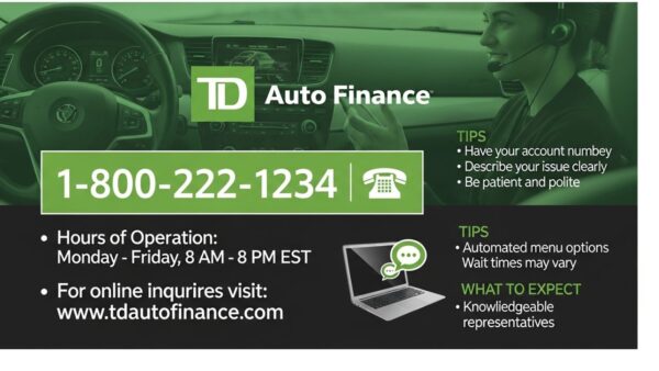 TD Auto Finance Customer Service Number: How to Contact Support
