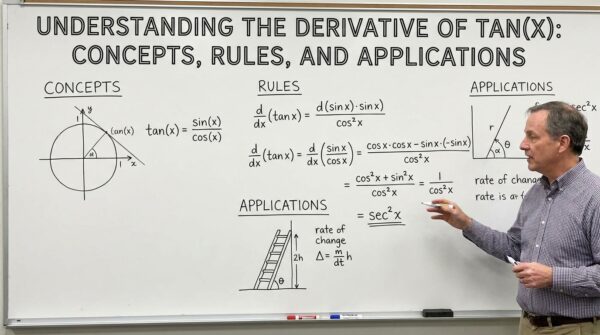 Title: Understanding the Derivative of tanx: Concepts, Rules, and Applications