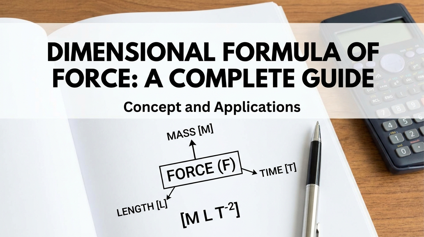 Dimensional Formula of Force
