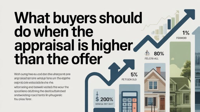 What Buyers Should Do When the Appraisal Is Higher Than the Offer